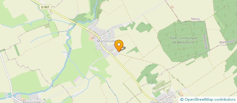 localisation de l'entreprise SARL DES BOSSONS  MANONVILLE