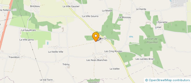localisation de l'entreprise SARL DES CARRIERES à PLOERMEL
