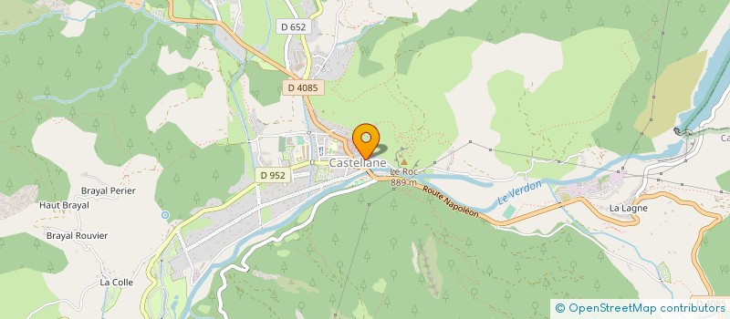 localisation de l'entreprise SARL DES CAVES DES VINS DU VERDON à CASTELLANE