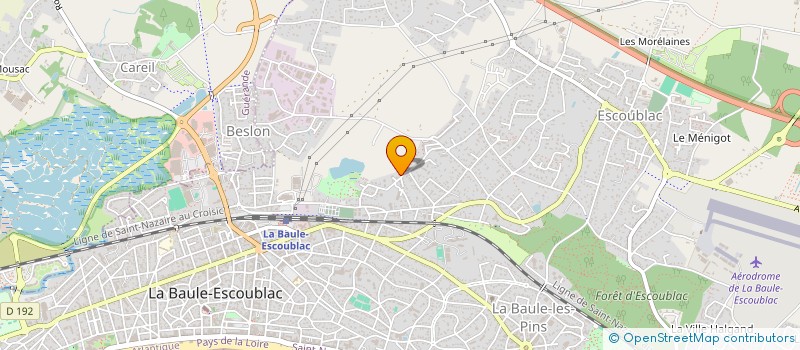 localisation de l'entreprise SARL DES CERISIERS à LA BAULE-ESCOUBLAC