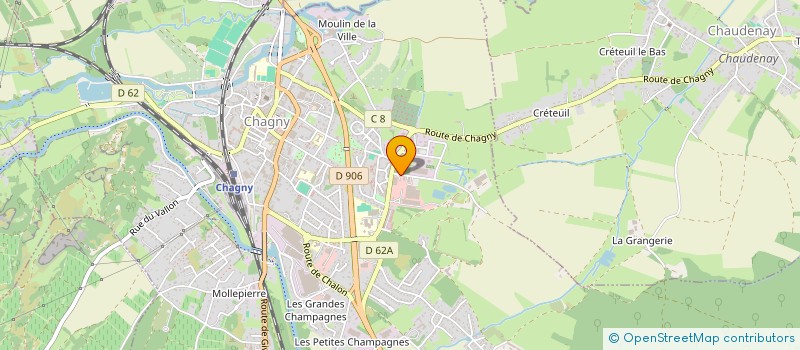 localisation de l'entreprise SARL DES CHAMPS DE BLE à CHAGNY