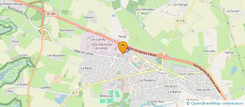 localisation de l'entreprise SARL DES CHARRONS à THEIX-NOYALO
