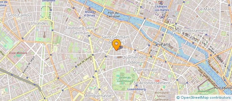 localisation de l'entreprise SARL DES CLUBS  PARIS