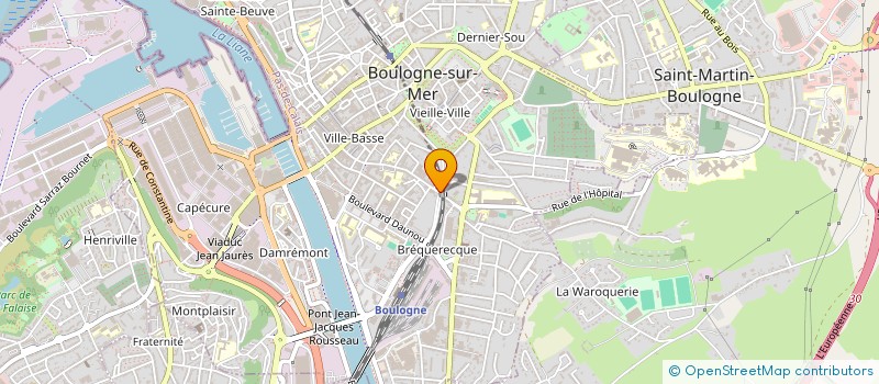 localisation de l'entreprise SARL DES CYCLES DUFOUR à BOULOGNE-SUR-MER