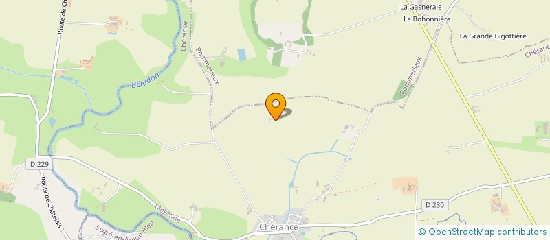 localisation de l'entreprise SARL DES DEUX COMMUNES  SAINT-QUENTIN-LES-ANGES