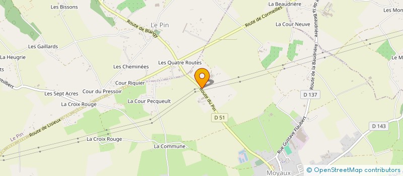 localisation de l'entreprise SARL DES DEUX FRERES BRIERE  MOYAUX