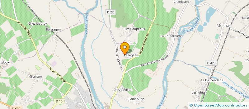 localisation de l'entreprise SARL DES DOMAINES MESLIER ET FILS à CHATEAUNEUF-SUR-CHARENTE
