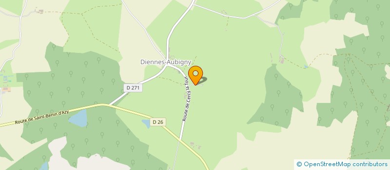 localisation de l'entreprise SARL DES DOREAUX à DIENNES-AUBIGNY