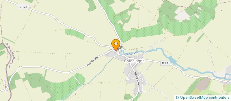 localisation de l'entreprise SARL DES ESSARTS à BRAGELOGNE-BEAUVOIR