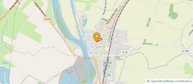 localisation de l'entreprise SARL DES ETABLISSEMENTS GIRAUDON  SEURRE