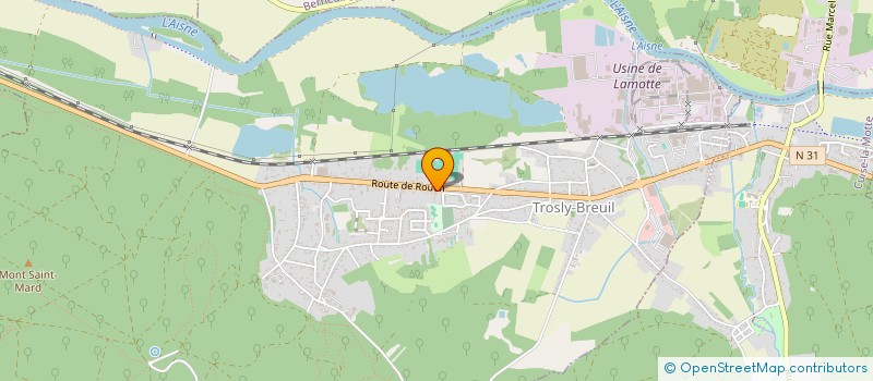 localisation de l'entreprise SARL DES ETABLISSEMENTS HUMBERT à TROSLY-BREUIL