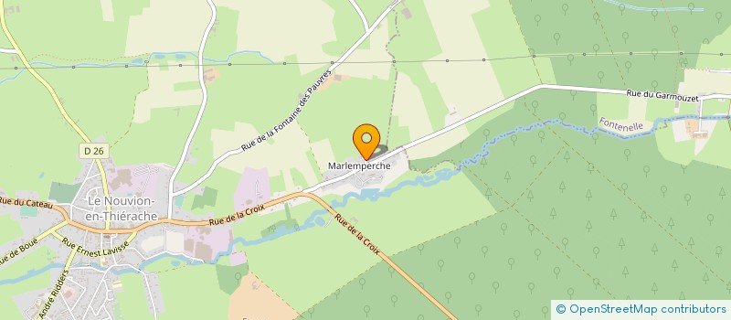 localisation de l'entreprise SARL DES ETABLISSEMENTS STIEGER  LE NOUVION-EN-THIERACHE