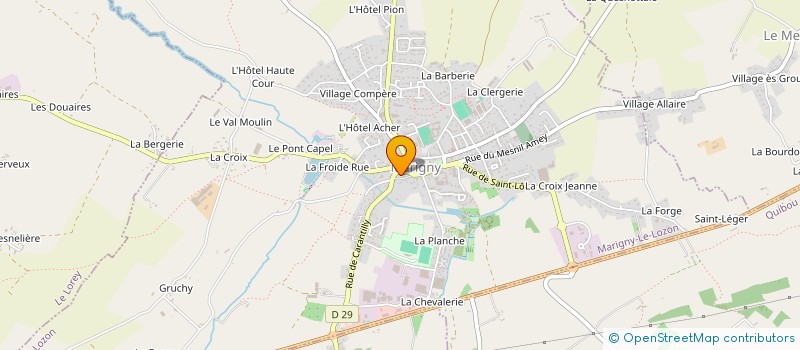 localisation de l'entreprise SARL DES ETABLISSEMENTS TROCHON à MARIGNY-LE-LOZON