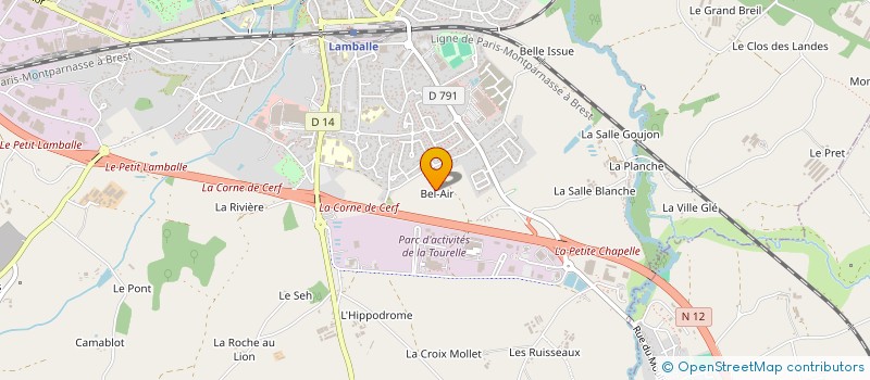 localisation de l'entreprise SARL DES ETANGS à HENANSAL