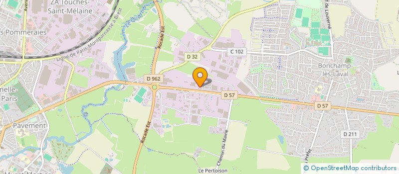 localisation de l'entreprise SARL DES FONDS MARINS  BONCHAMP-LES-LAVAL