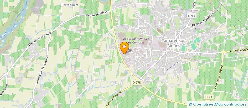 localisation de l'entreprise SARL DES FONTAINIERS à TRAVAILLAN