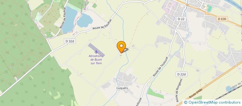 localisation de l'entreprise SARL DES FRANCOYS à BUZET-SUR-TARN
