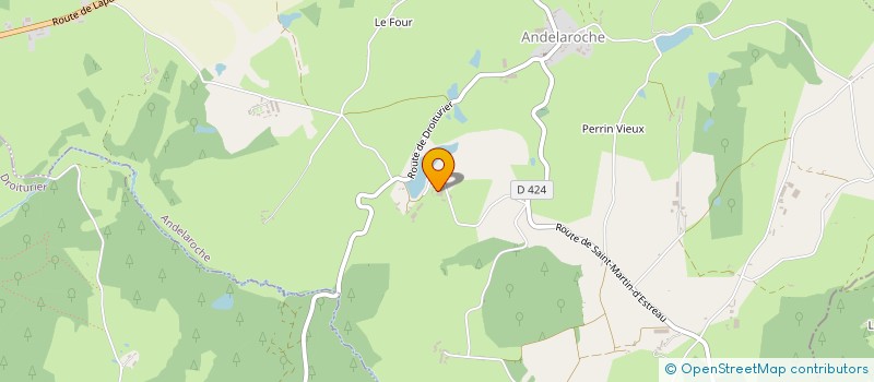 localisation de l'entreprise SARL DES HAUTS DE GLENNET à ANDELAROCHE