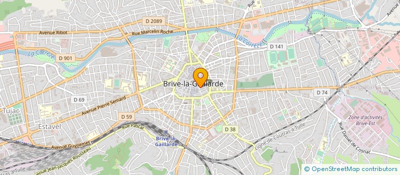 localisation de l'entreprise SARL DES HAUTS DE LESTRADE à BRIVE-LA-GAILLARDE