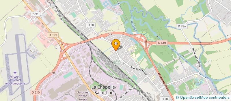 localisation de l'entreprise SARL DES HOSPICES à LA CHAPELLE-SAINT-LUC