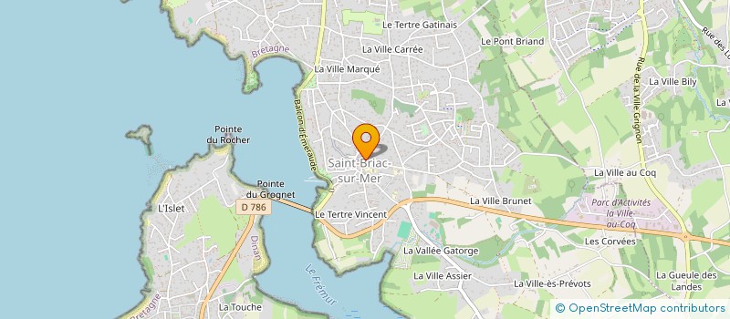 localisation de l'entreprise SARL DES ILES BRETONNES à SAINT-BRIAC-SUR-MER
