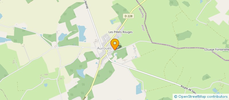 localisation de l'entreprise SARL DES ISLES  AUROUER