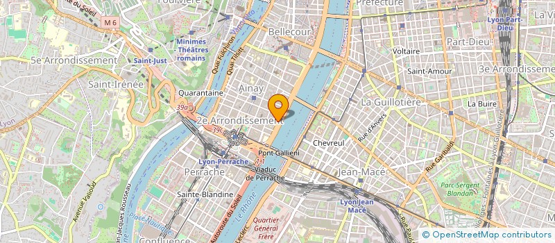 localisation de l'entreprise SARL DES JARDINS  LYON