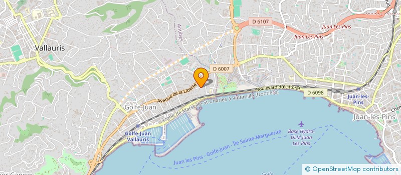 localisation de l'entreprise SARL DES JASMINS à VALLAURIS