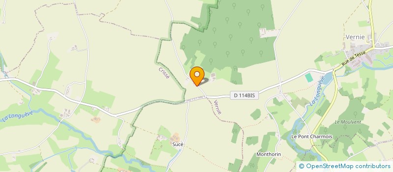 localisation de l'entreprise SARL DES LANDES à VERNIE