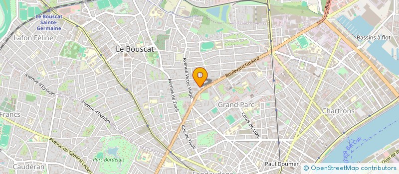 localisation de l'entreprise SARL DES MARRONNIERS à LE BOUSCAT