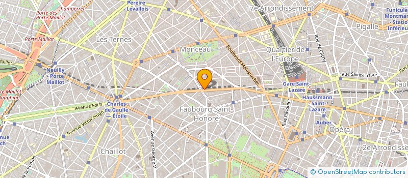 localisation de l'entreprise SARL DES MARRONNIERS  PARIS