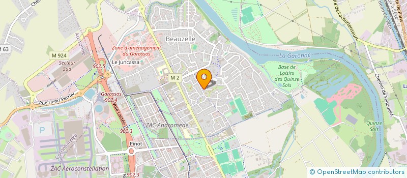 localisation de l'entreprise SARL DES MESANGES  BEAUZELLE