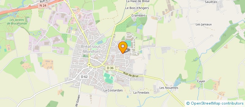 localisation de l'entreprise SARL DES MESNILS à BREAL-SOUS-MONTFORT