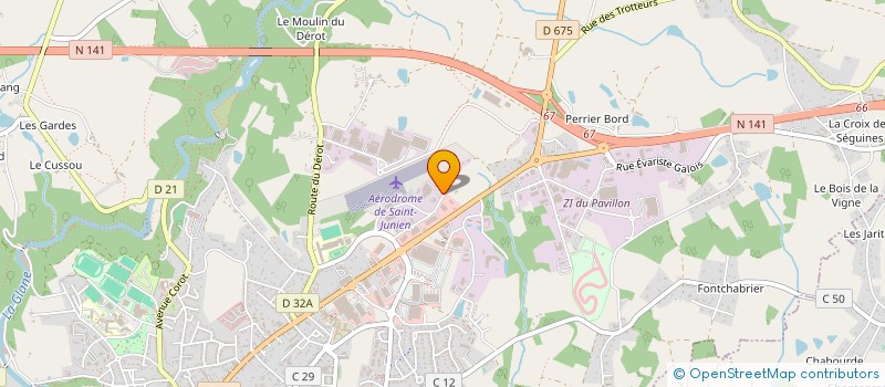localisation de l'entreprise SARL DES MEUBLES BEAUSOLEIL à SAINT-JUNIEN