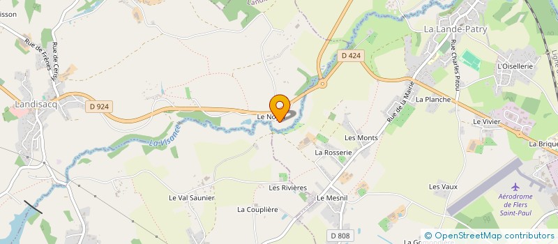 localisation de l'entreprise SARL DES NOYERS à LANDISACQ