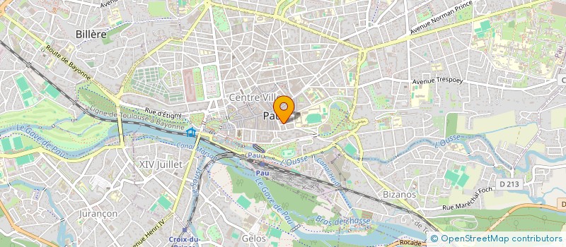 localisation de l'entreprise SARL DES ORPHELINES à PAU