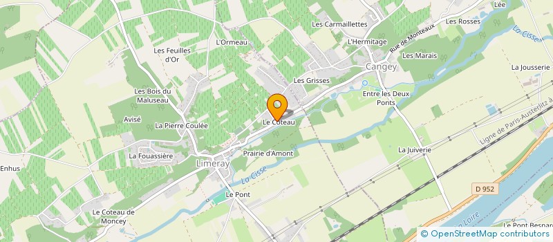 localisation de l'entreprise SARL DES PEPINIERES VITICOLES GERARD GUERTIN  LIMERAY