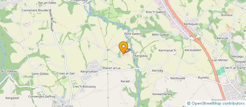 localisation de l'entreprise SARL DES PEUPLIERS  TONQUEDEC