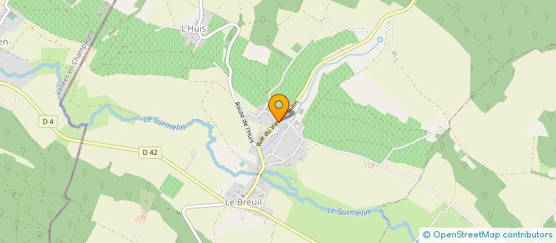 localisation de l'entreprise SARL DES PEYRILLES à LE BREUIL