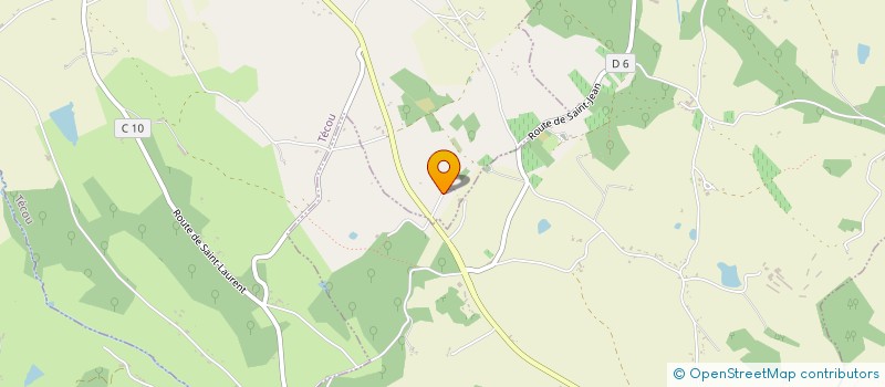 localisation de l'entreprise SARL DES PINS  TECOU