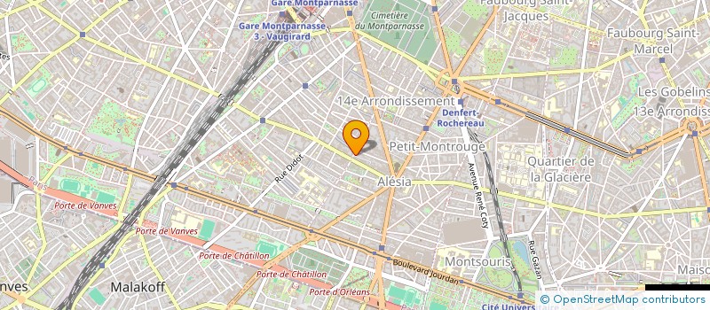 localisation de l'entreprise SARL DES PLANTES  PARIS