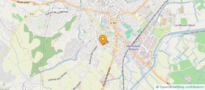 localisation de l'entreprise SARL DES PLANTIERS à MANOSQUE