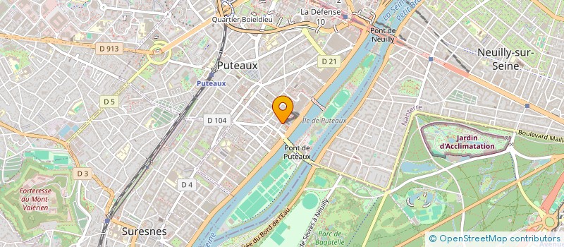 localisation de l'entreprise SARL DES PRODUITS ALPHA à PUTEAUX