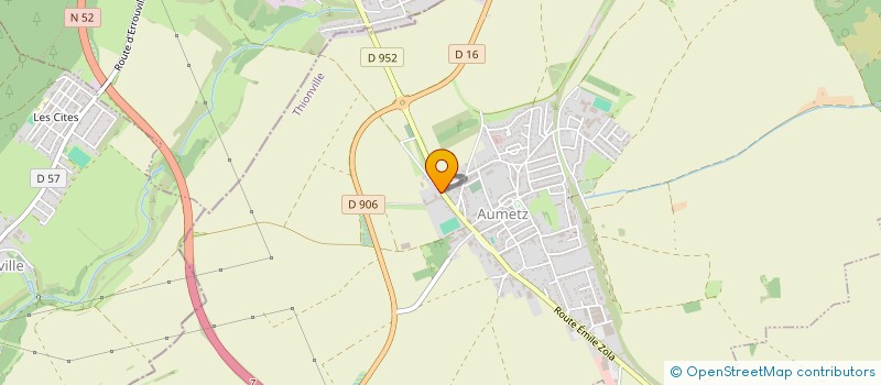 localisation de l'entreprise SARL DES QUATRE VENTS à AUMETZ