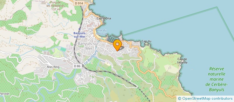 localisation de l'entreprise SARL DES RIRES ET DESCHAMPS  BANYULS-SUR-MER