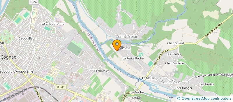 localisation de l'entreprise SARL DES ROUSSIERES  SAINT-BRICE