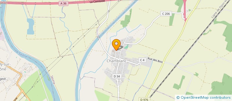 localisation de l'entreprise SARL DES SAUCERIES  CHAMBLANC