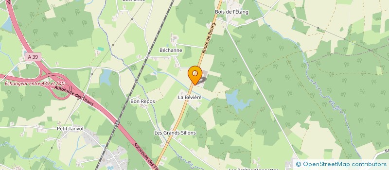 localisation de l'entreprise SARL DES SERRES DE LA BEVIERE à SAINT-ETIENNE-DU-BOIS