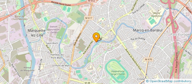 localisation de l'entreprise SARL DES SERVICES REUNIS PLATEEL à MARCQ-EN-BARŒUL