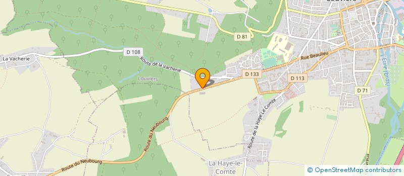 localisation de l'entreprise SARL DES TAS DE CAILLOUX  LOUVIERS